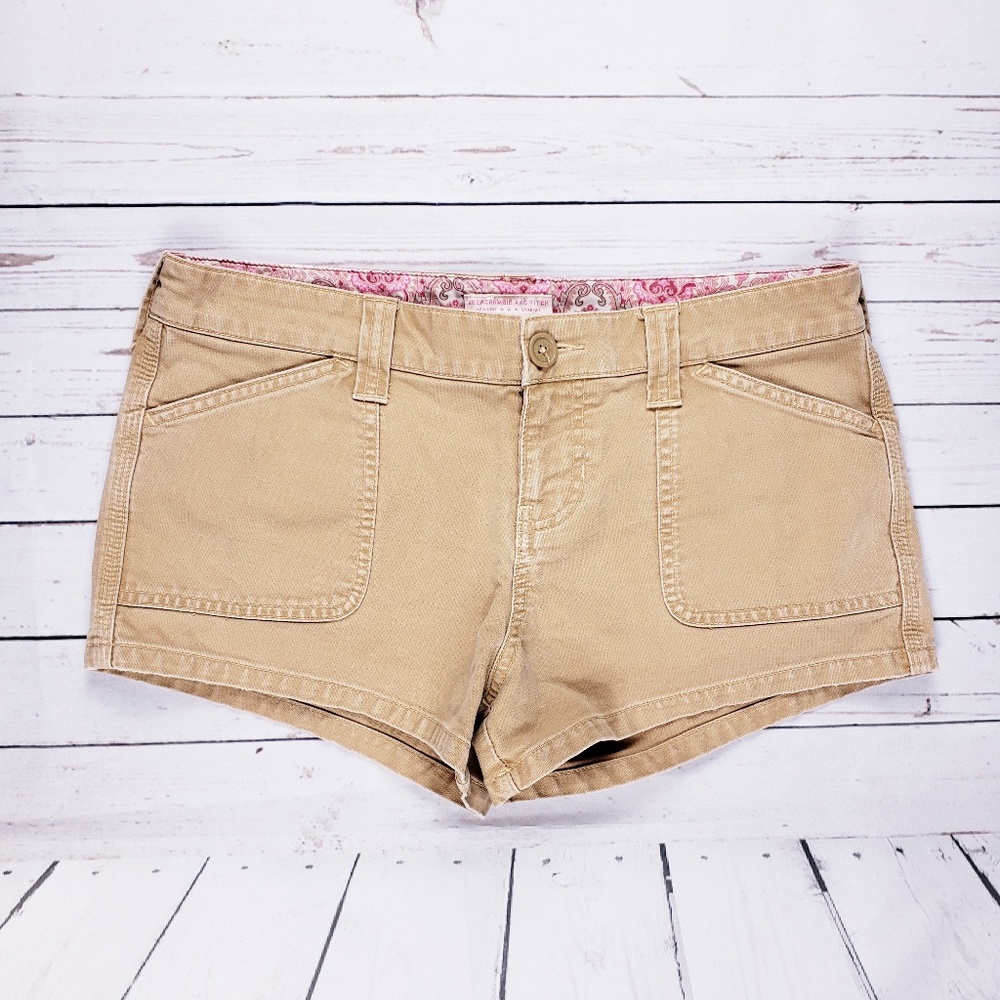 Abercrombie & Fitch |Khaki Beige Shorts Sz 4